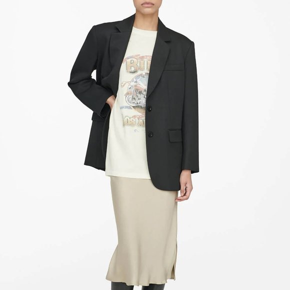 Anine Bing LILI TEE CREAM - Picture 4 of 7